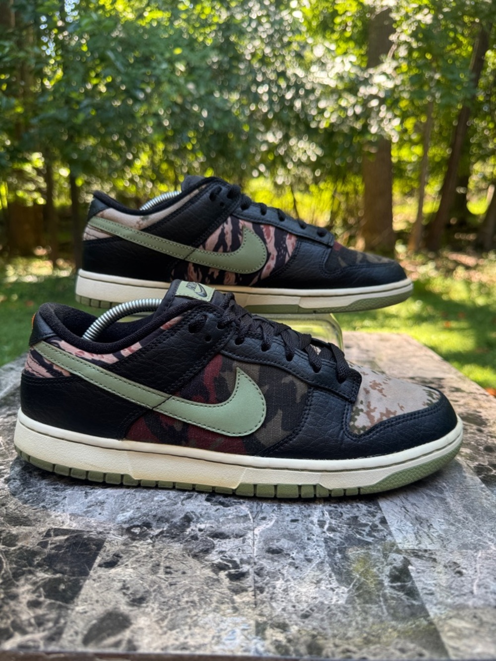 Nike Dunk Low SE Men's Sneakers 'Crazy Camo' DH0957-001 Size 10.5
